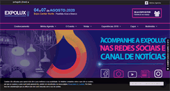 Desktop Screenshot of expolux.com.br